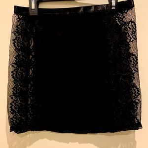 Shein Lace Lingerie Mini Skirt
